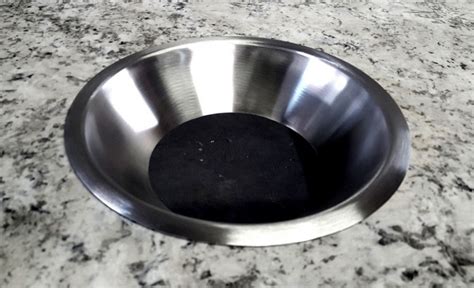 stainless steel countertop trash ring